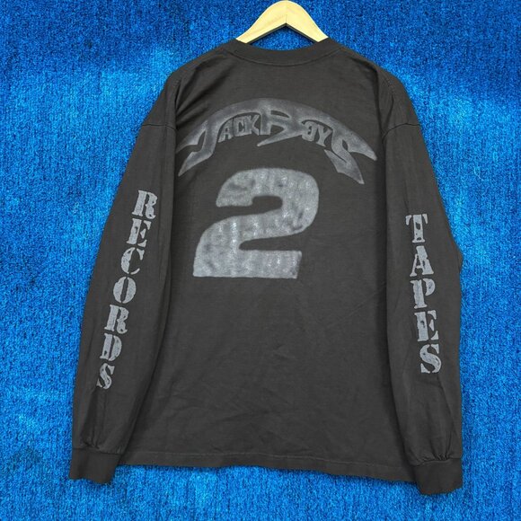 Travis Scott Jackboys 2 Album B1 Pack Cactus Jack Hip-Hop Long Sleeve T-Shirt Si - Picture 2 of 5